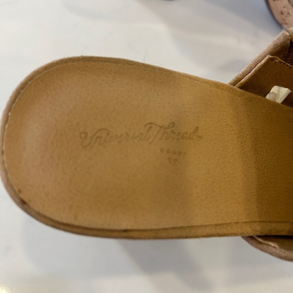 Universal Thread Brown Platform Mules - image 6
